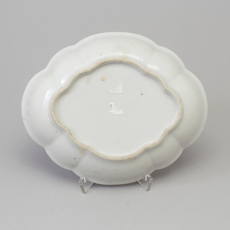 FAT, kompaniporslin. Qingdynastin, Qianlong (1736-95).