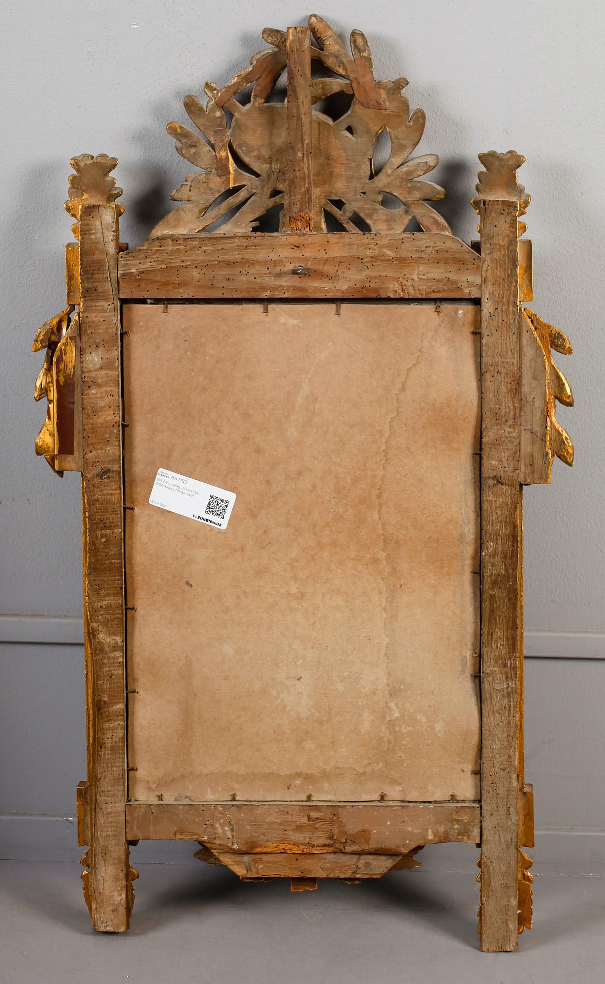 SPEGEL, sengustaviansk, 1800-talets första hälft.