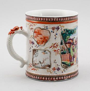 MUGG, porslin, Kina, 1700-tal.