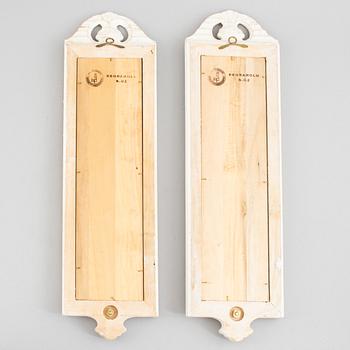 A pair of 'Regnaholm' mirror sconces, IKEA's 18th-century series, 1990s.