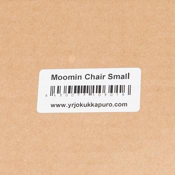 Yrjö Kukkapuro, Children's furniture, two 'Moomin S chairs'  and a table collaboration with Modeo and Moomin Characters.