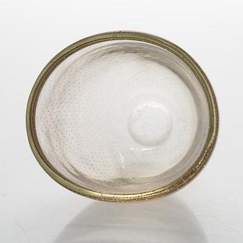 Gunnel Nyman, Glass vase, signed G. Nyman Notsjö 1947.