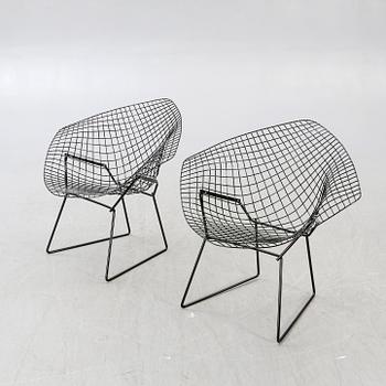 A pair of Harry Bertoia, "Diamond Chair", 1950s, for NK.