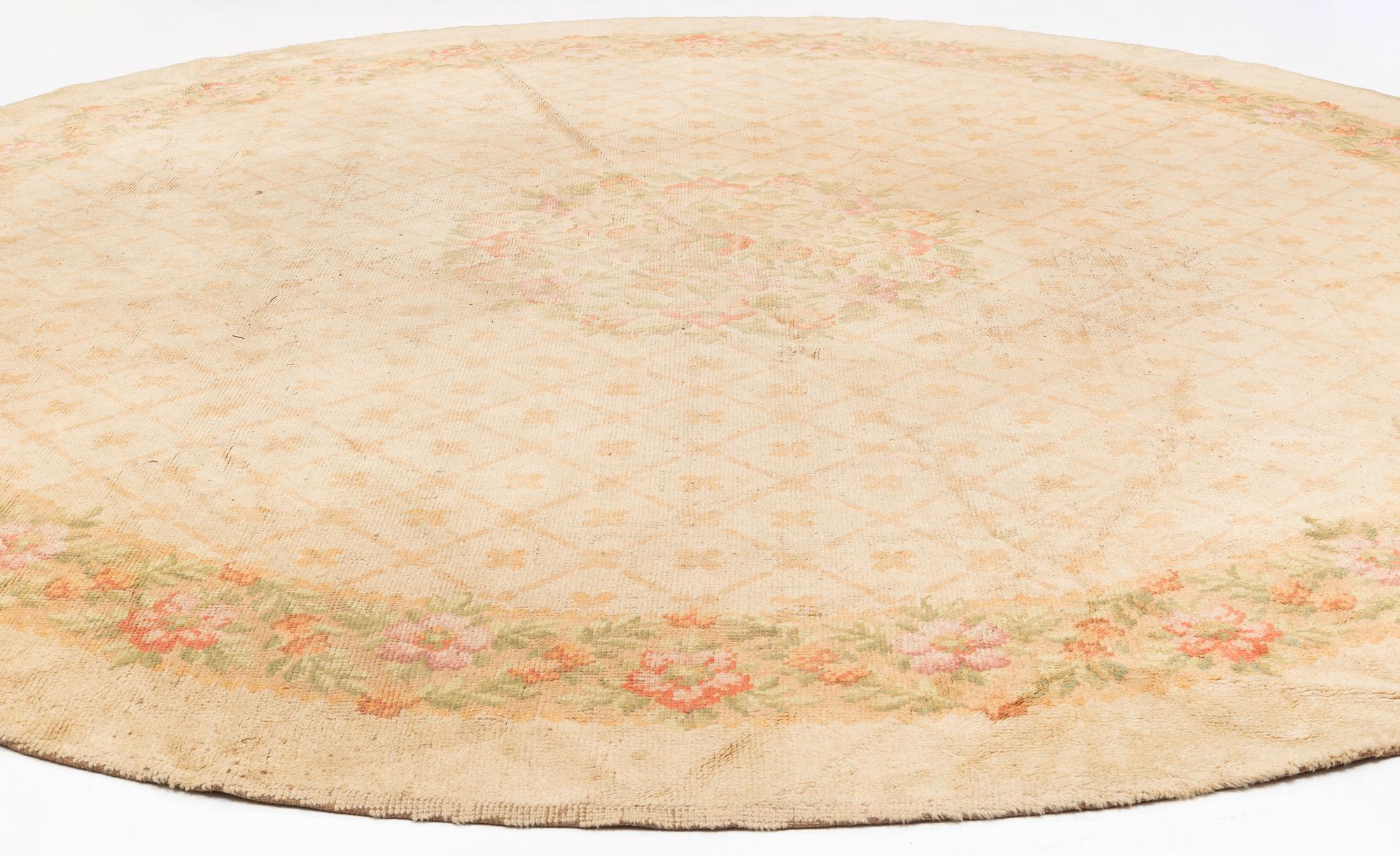 Carpet, Northern Europe around 1900, Knotted Pile, circa 440 x 430 cm.