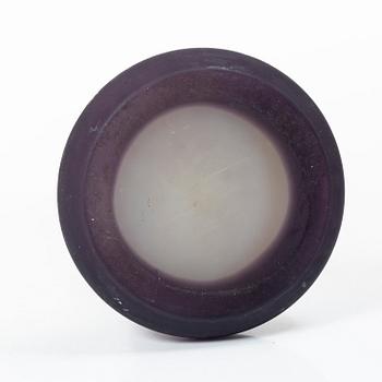 Emile Gallé, vas, överfångsglas, Nancy, Frankrike efter 1904.