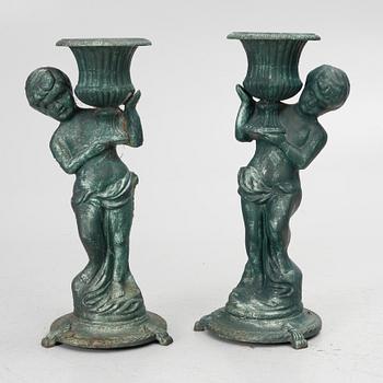 A pair of garden sculptures, late 20th century.