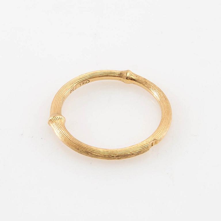 Ole Lynggaard, ring, 18K gold, "Nature IV".