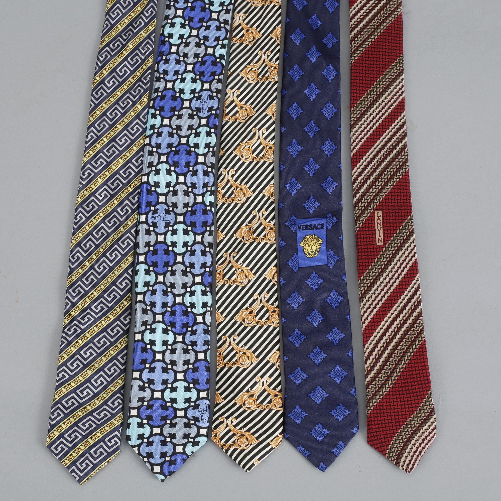 SLIPSAR, 5 st, Lanvin, Gianni Versace och Emilio Pucci.