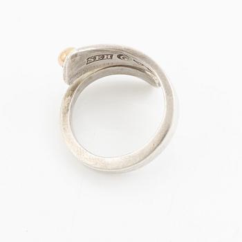 Sven-Erik Högberg, ring, silver, Göteborg 1985.