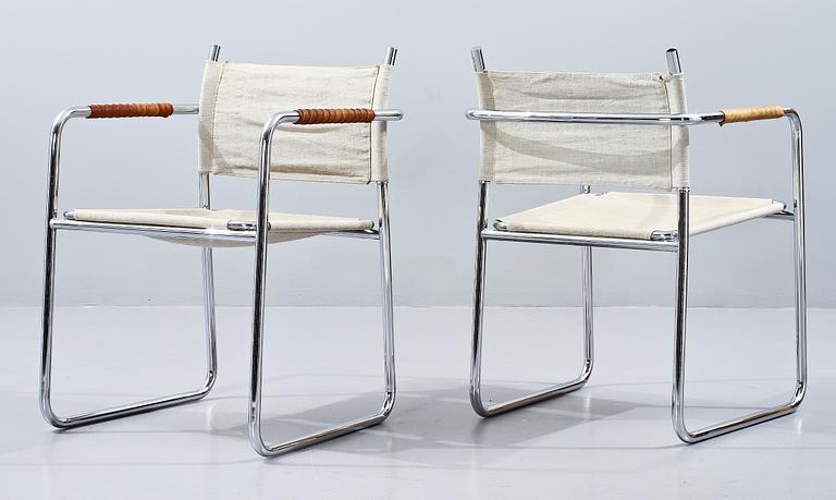 KARMSTOLAR, ett par, 1900-tal.