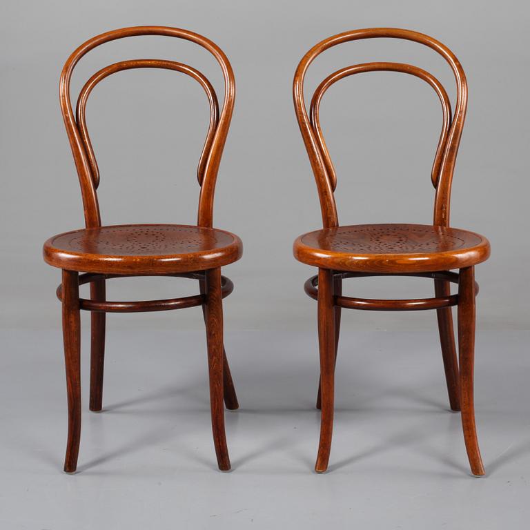 STOLAR, ett par, Thonet, 1900-talets första hälft.