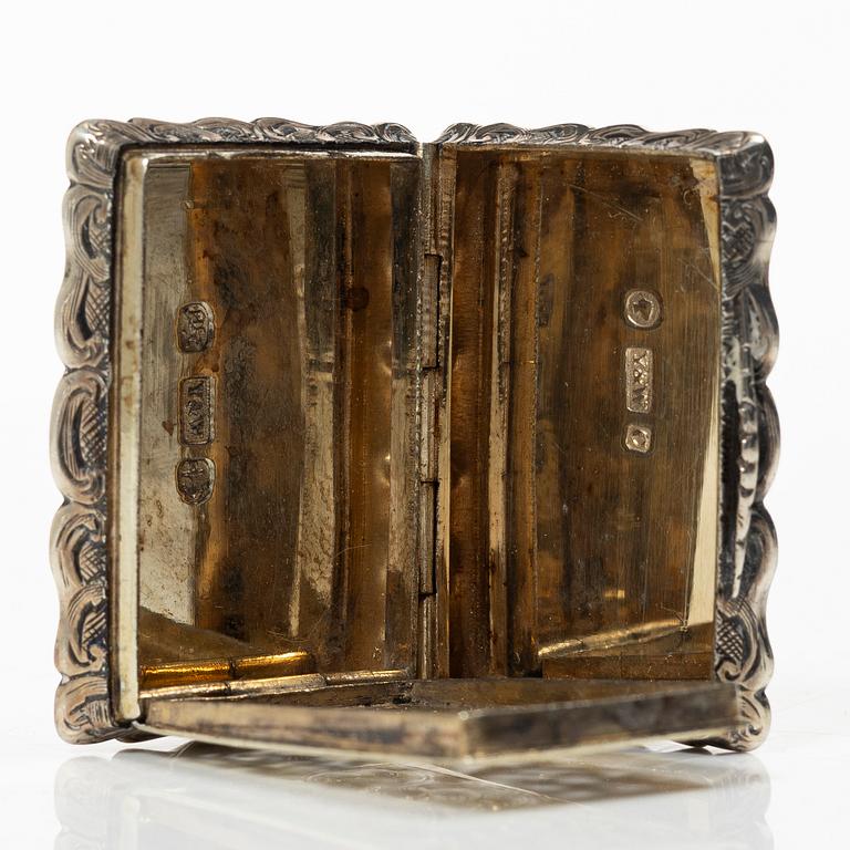 Dosor, 8 st, silver, Holland och England, mestadels 1800-tal.