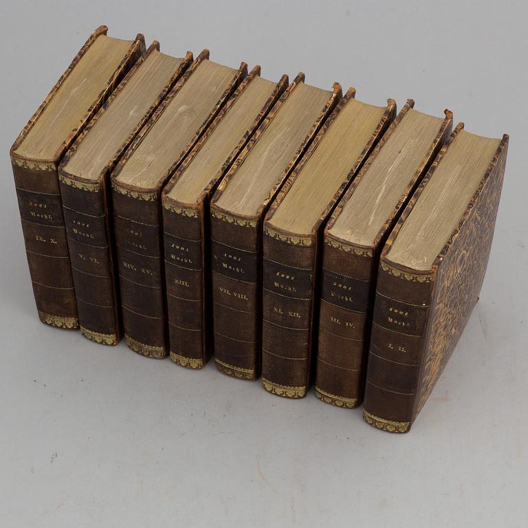 Sagosamling 1834, proveniens: Rääf (8 vol).