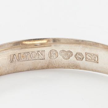 Smyckesset, 4 delar, silver, syntetisk stenar, Pege (Karl-Erik Palmberg), Alton, Sverige.