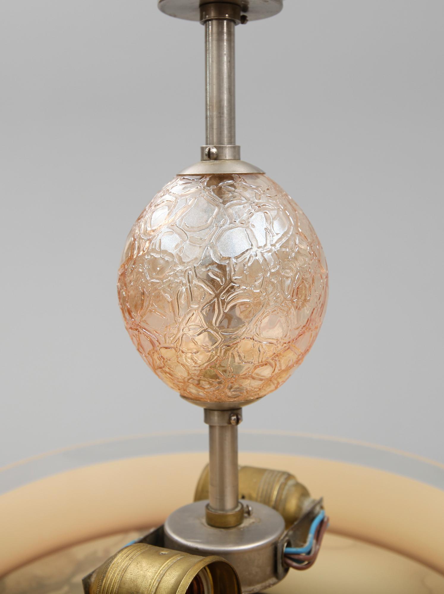 TAKLAMPA, art déco. Höjd ca 40 cm.