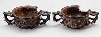 PARTI DIVERSE, 6 delar, Kina o Japan, 1800/1900-tal.