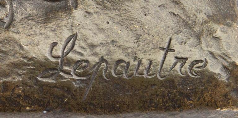 Pierre Lepautre Efter, Aeneas räddar Anchises ur det brinnande Troja.