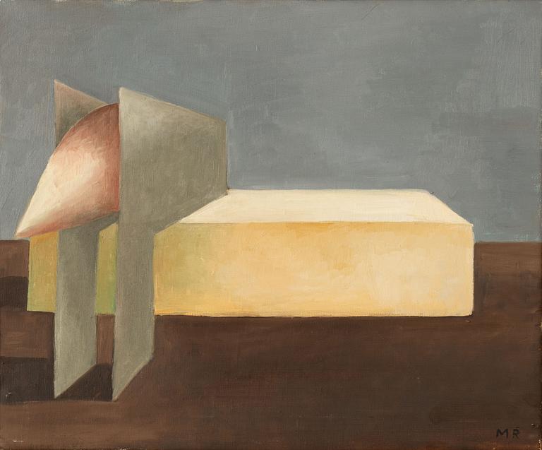 Margareta Renberg, oil on canvas, signed.