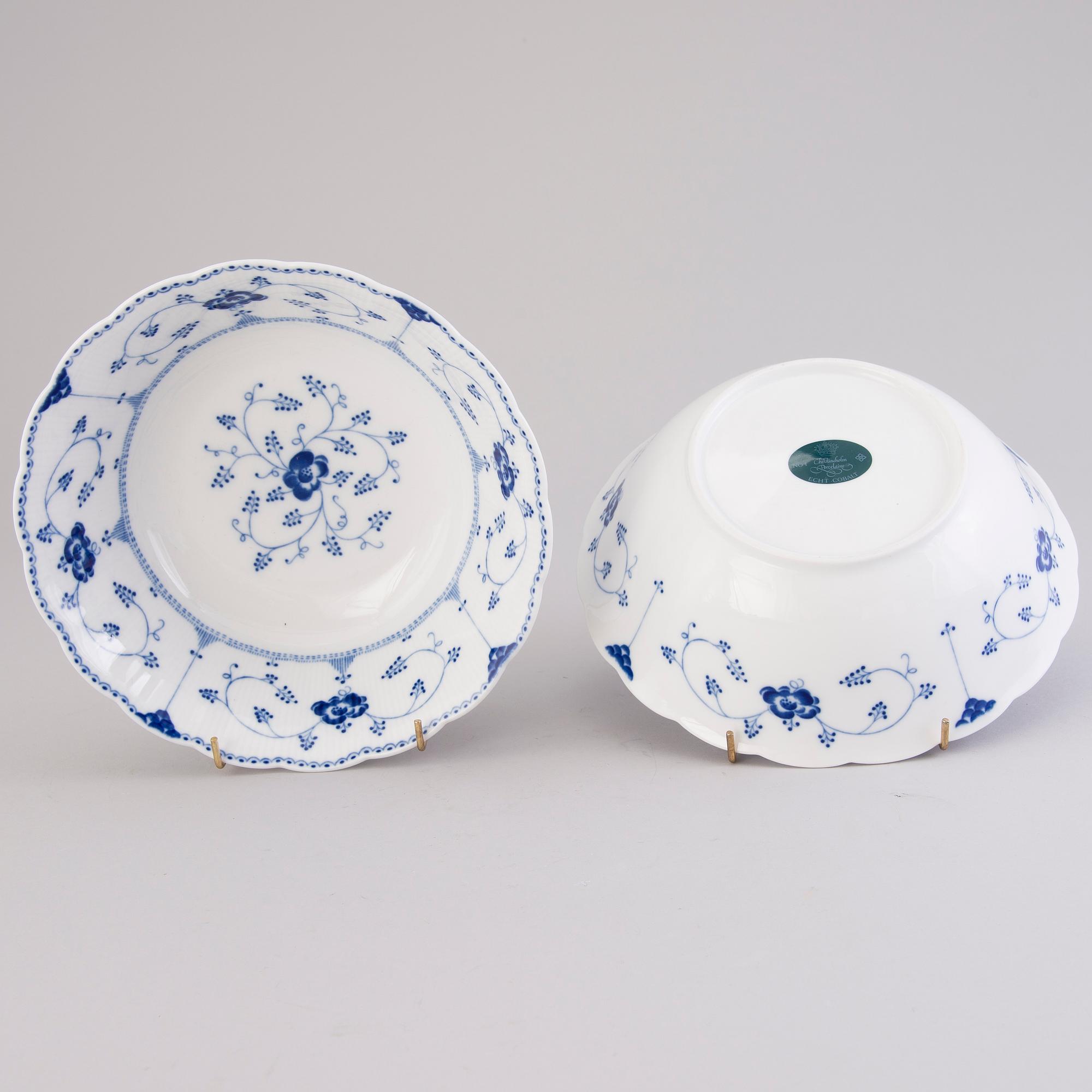 A 47-piece set of Danish 'Eternell' porcelain dinnerware from Christineholm.