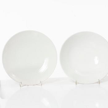 Hertha Bengtson, dinner and coffee service, 'Blå Eld', Rörstrand (63 pieces).