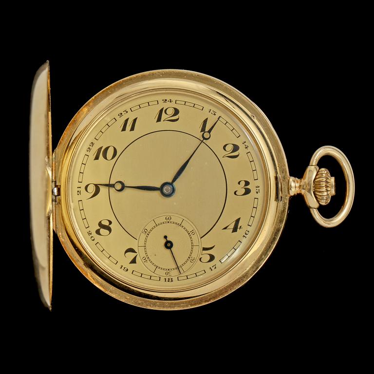 FICKUR, 14k guld, 1900-talets första hälft. Tot vikt 85 g.