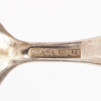 BJÖRN WECKSTRÖM, A sterling silver necklace "Nectaris" with acrylic and a bracelet. Lapponia 1978 and 1998.