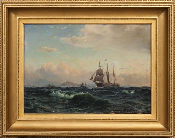 Carl Frederick Sörensen. Olja på duk, signerad o daterad 1874.