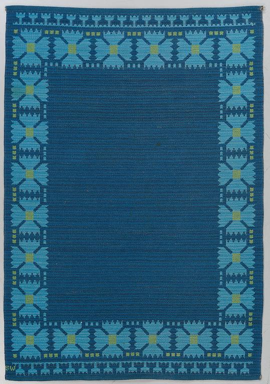 MATTA, dubbelväv, monogramsignerad BW, (sannolikt Berit Woelfer), ca 202 x 141 cm.