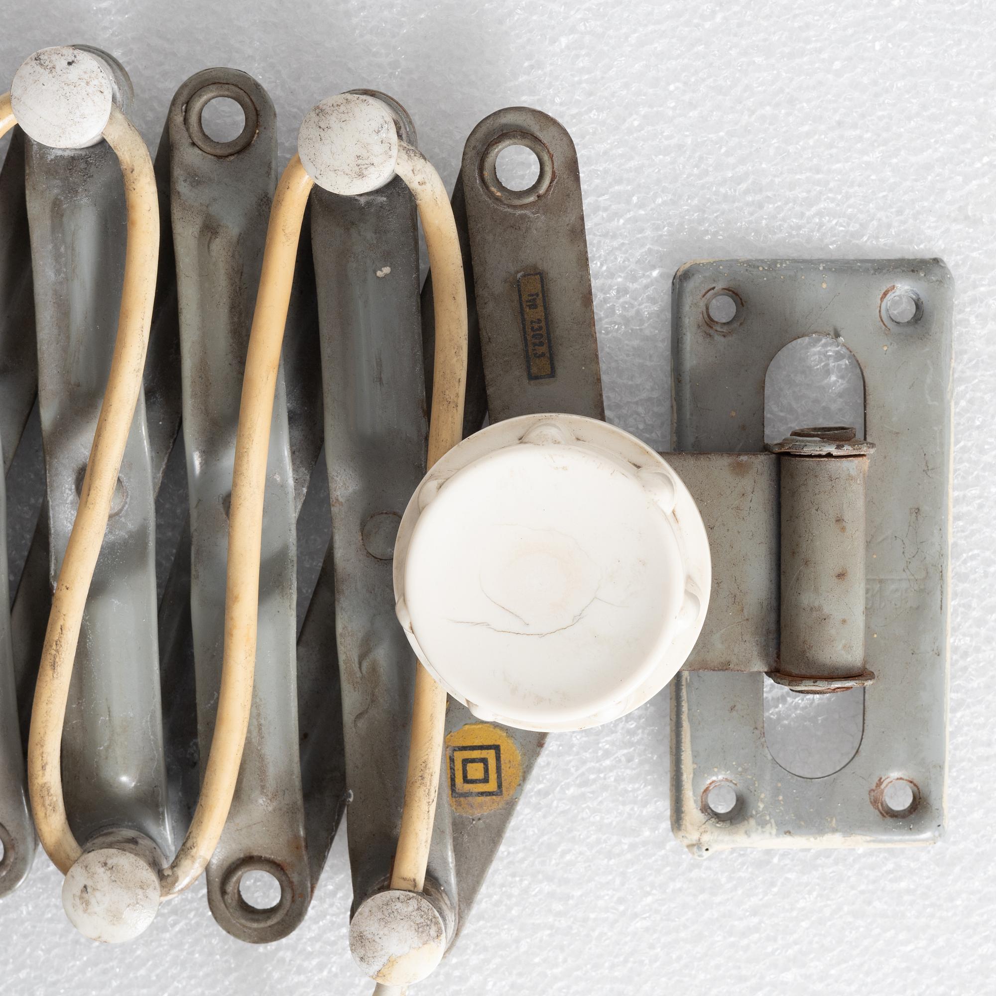 Swing-arm lamp, Germany, mid-20th century.