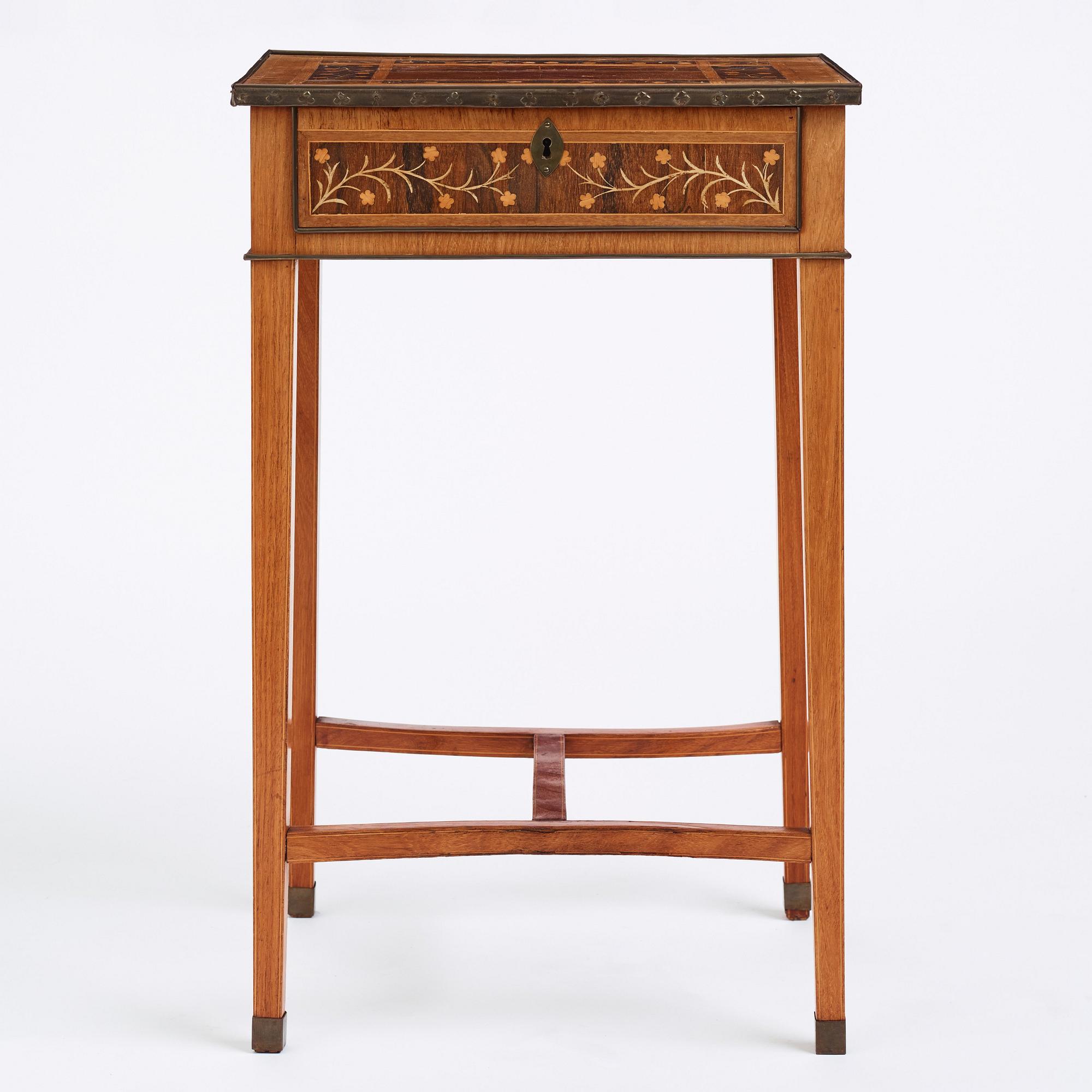 Bord, tillskrivet Jonas Westring (1772-1828) Gränna, ca år 1800, Sengustavianskt.