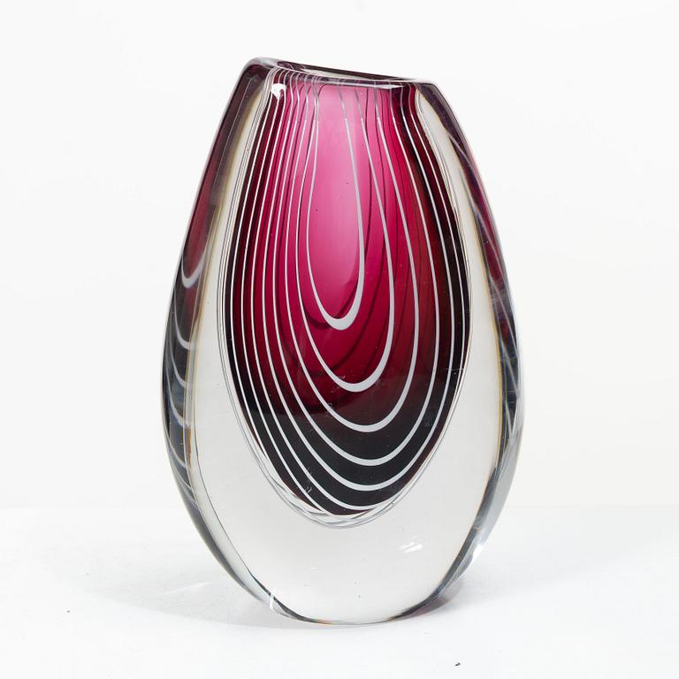 Vicke Lindstrand, vas, glas, Kosta, modell 1114, 1950-tal.
