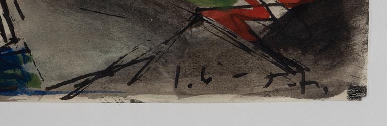 Olle Bonniér, "Woman on the Way to the City" (Cadaques).