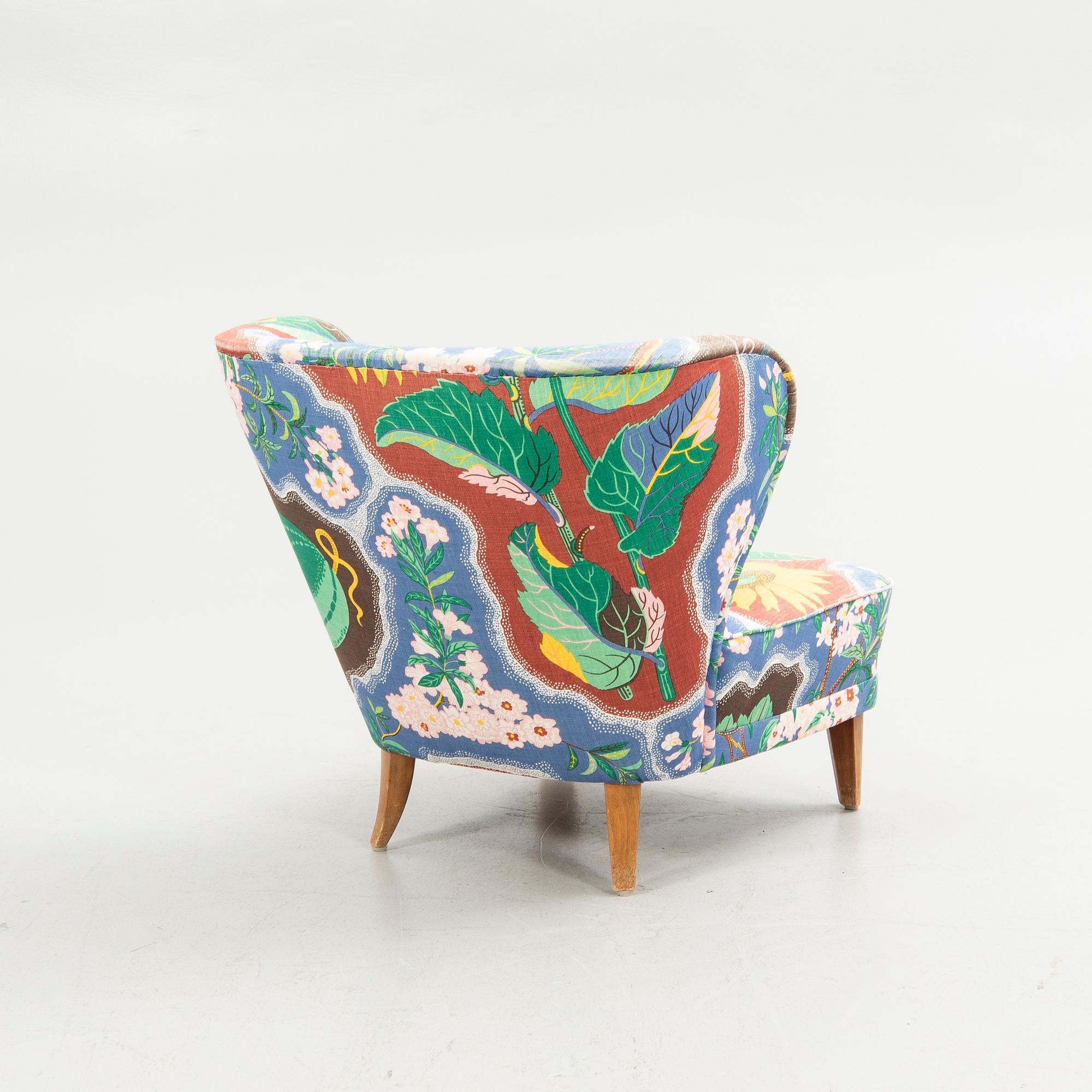 Gösta Jonsson, attributed, armchair, "Swedish Modern", 1940s/50s.