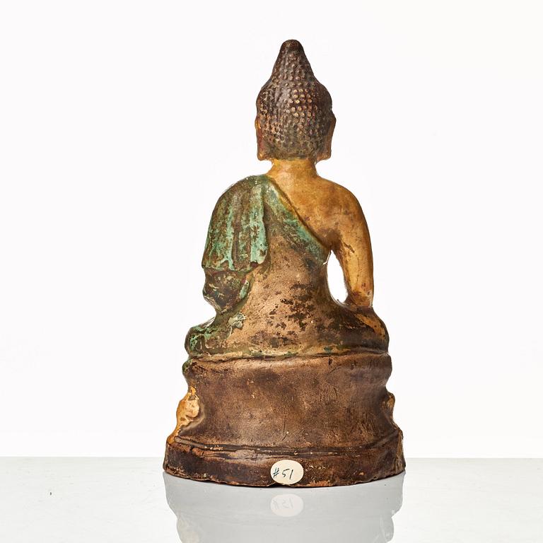 SKULPTUR, lergods. Mingdynastin (1368-1644).