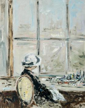 479. Helge Dahlman, LADY BY THE WINDOW.