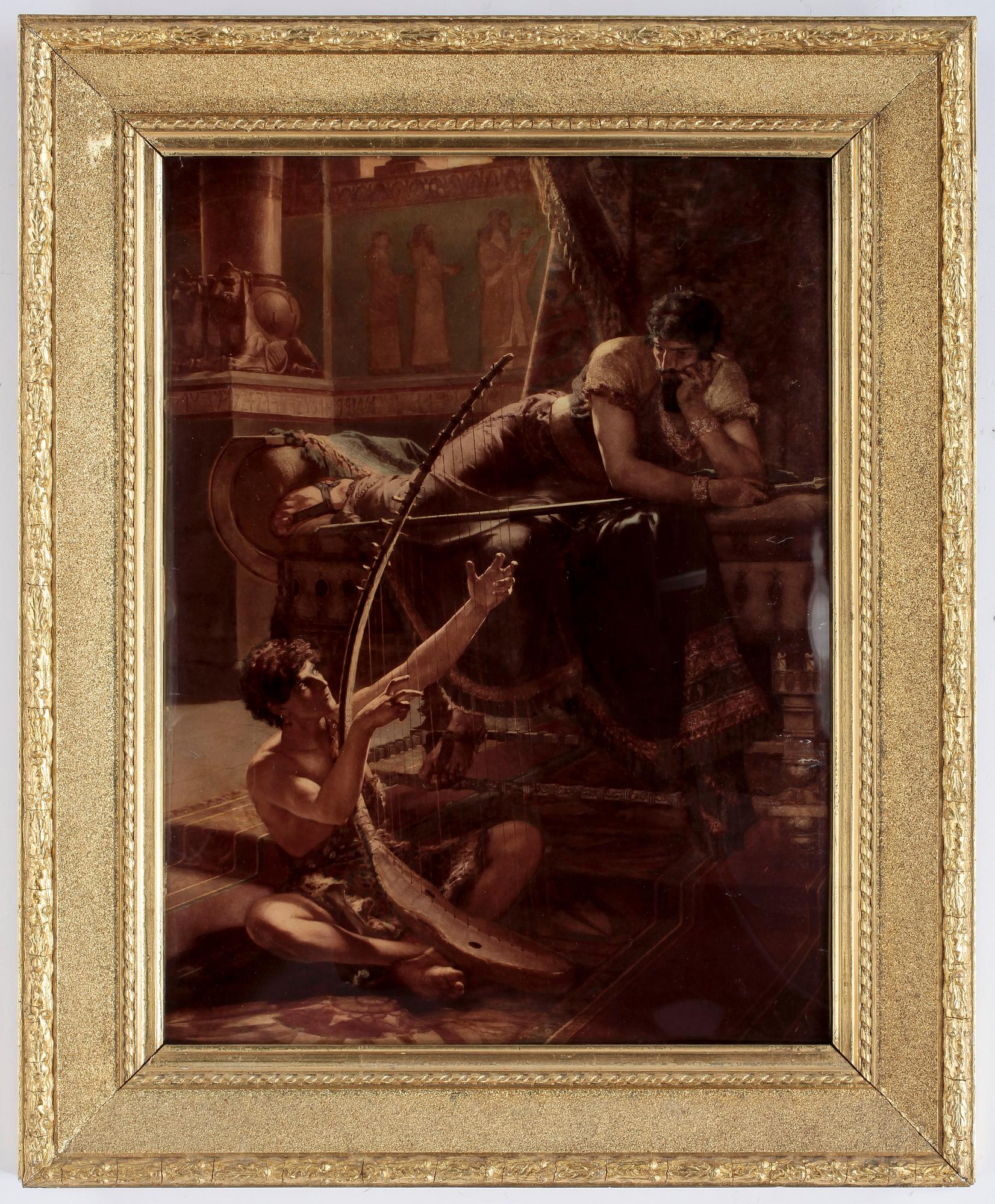 GLASTRYCK, motiv efter Julius Kronbergs original från 1885.