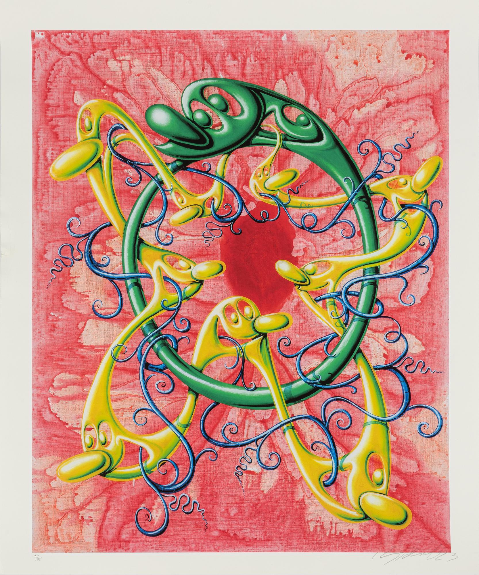 Kenny Scharf, "Vring!".
