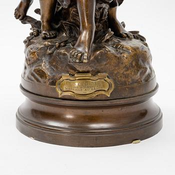 Hippolyte François Moreau, efter. Skulptur, brons.