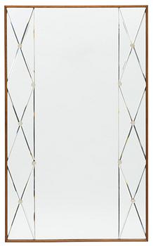Mirror, Glass & Wood, Hovmantorp, mid-20th century.