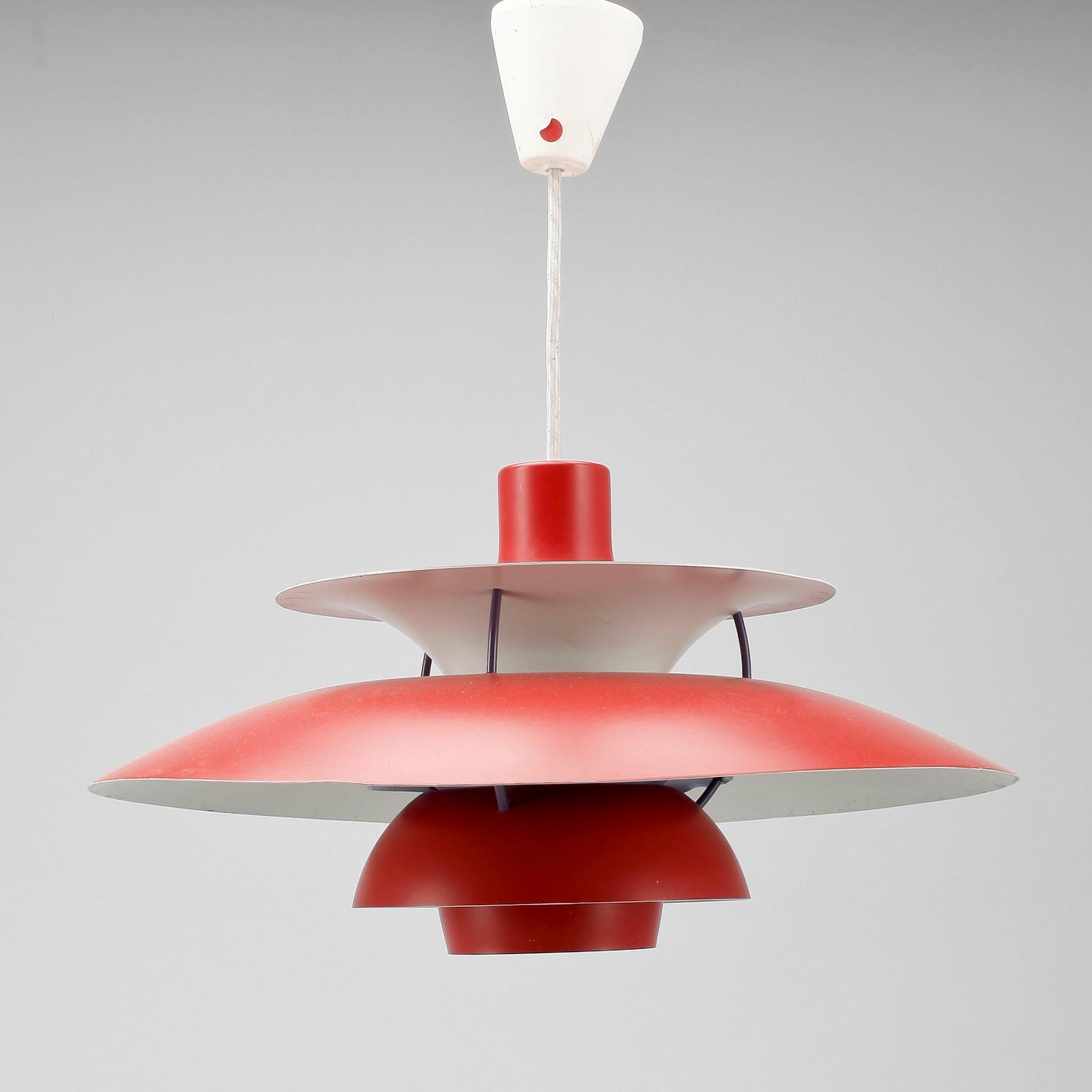 TAKLAMPA, "PH-5", Poul Henningsen för Louis Poulsen Danmark.