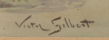 VICTOR GILBERT, VY FRÅN PARIS (LA MADELEINE).