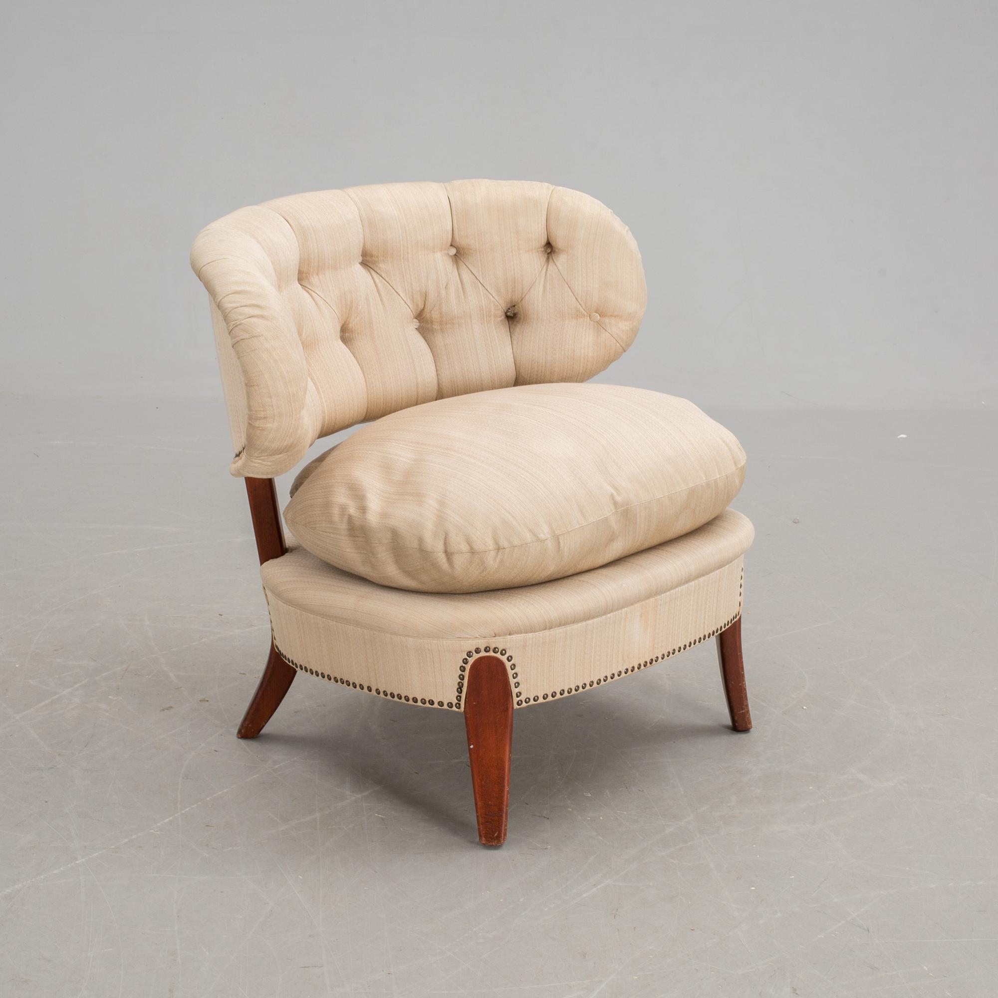 FÅTÖLJ, "Schulz", Otto Schulz, 1940/50-tal.