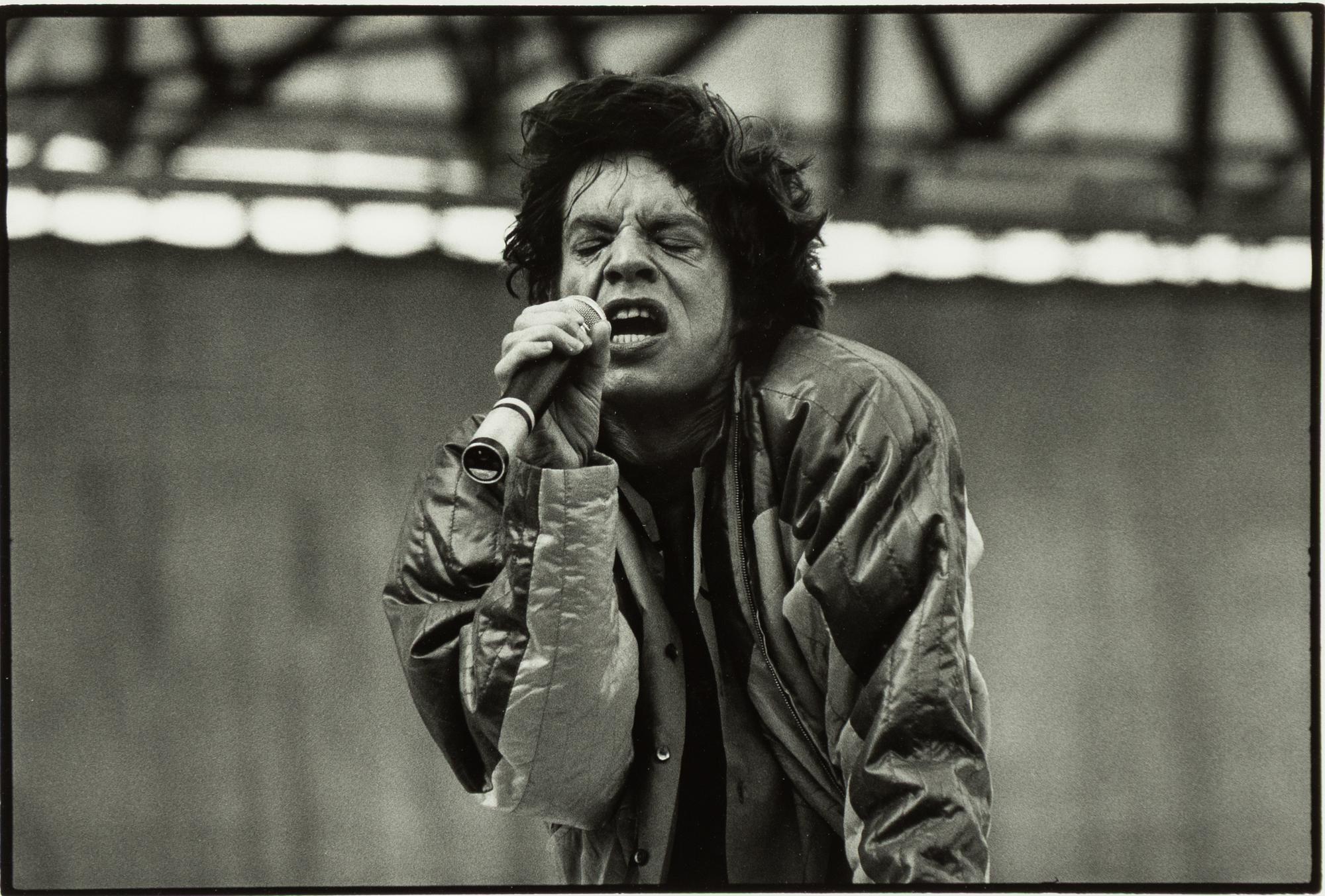Mats Bäcker, "Mick Jagger", Göteborg, 1982.