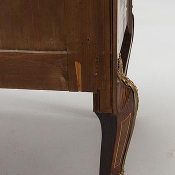 A Swedish Louis XVI-style chest of drawers, signed Arthur Karlström, Lysekil, Sweden, dated 1946.