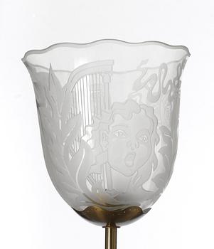 GOLVLAMPA, Glössner & Co, Stockholm 1940-tal.