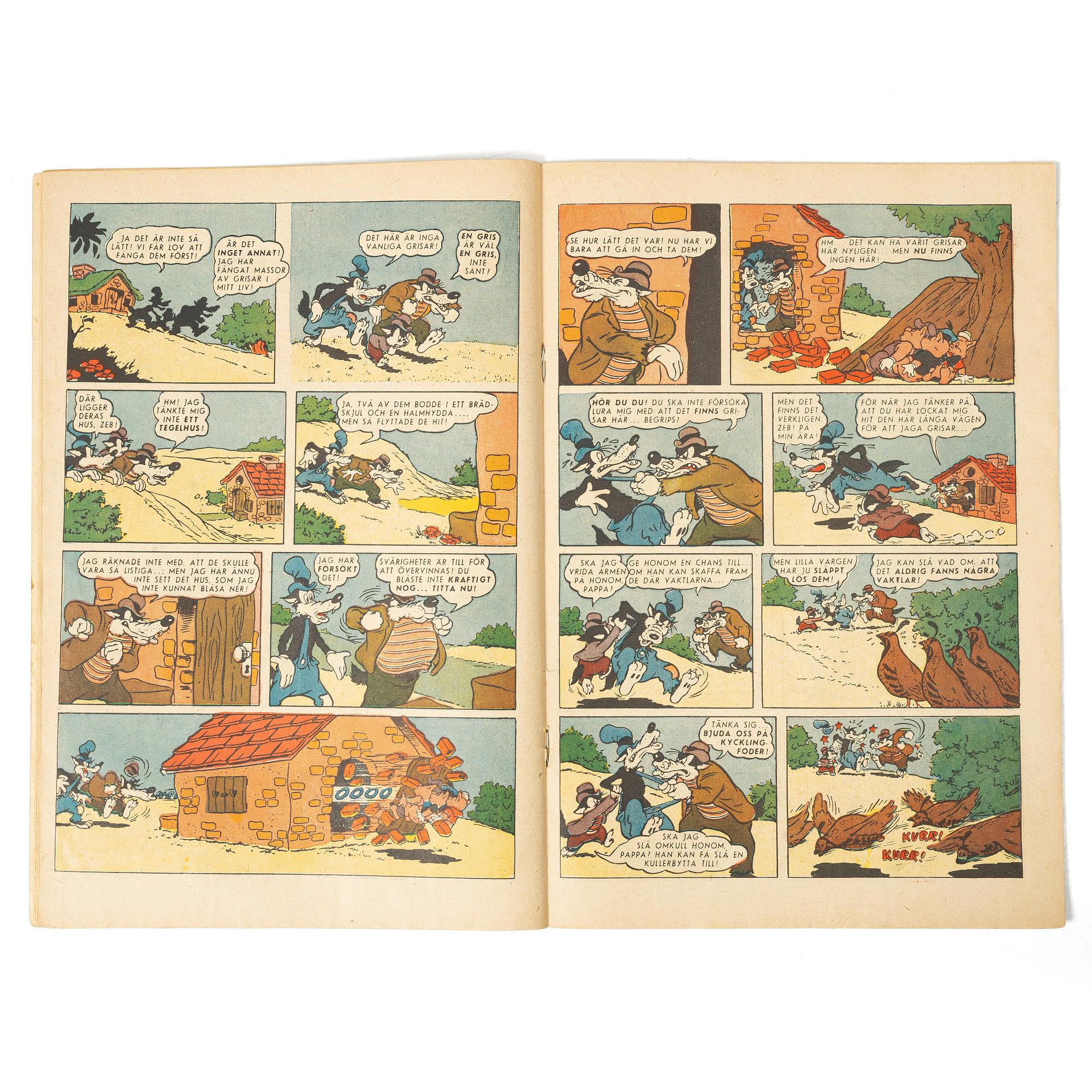 Comic book, Kalle Anka & Co, no. 9, 1949.
