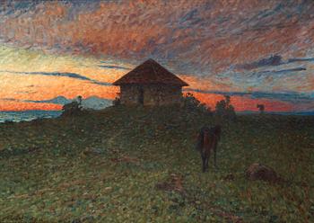 85. Nils Kreuger, "Kruthuset" (Borgholm) (The gunpowder storage, Borgholm).