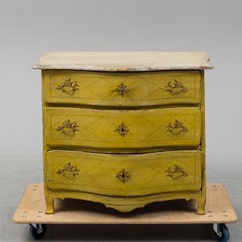 A Rococo chaest of drawers, second half of the 18th century.