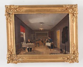 Melker Fredrik Sjösteen (Sjösten), "Interiör av en källare i Stockholm" (=Interior from a basement in Stockholm).