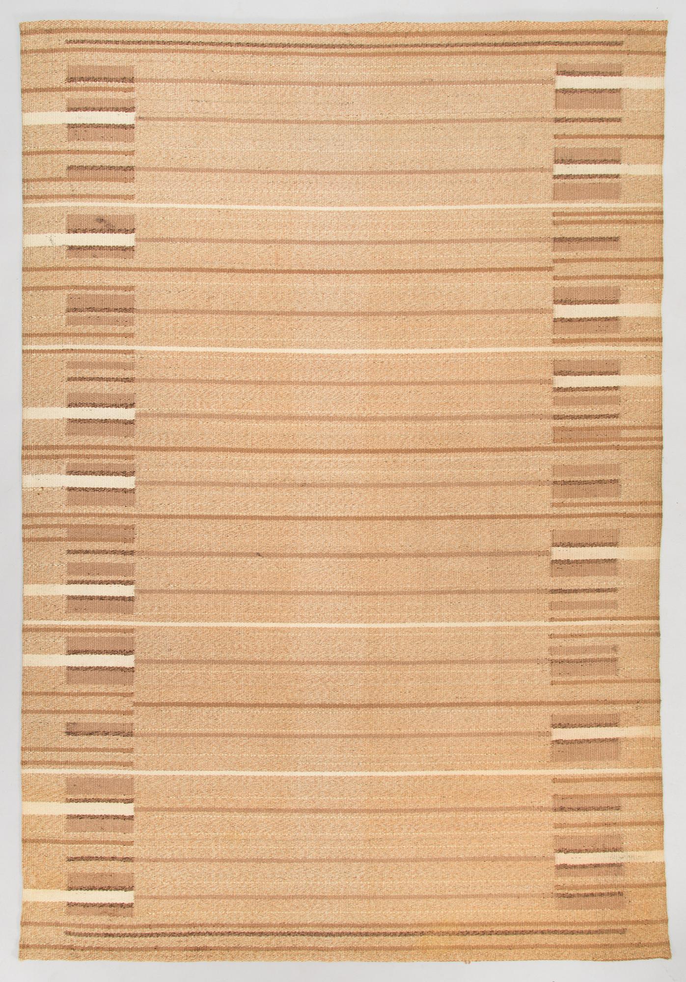 Aappo Härkönen, hårgarnsmatta, för Aaltonens Mattväveri. Ca 230x160 cm.